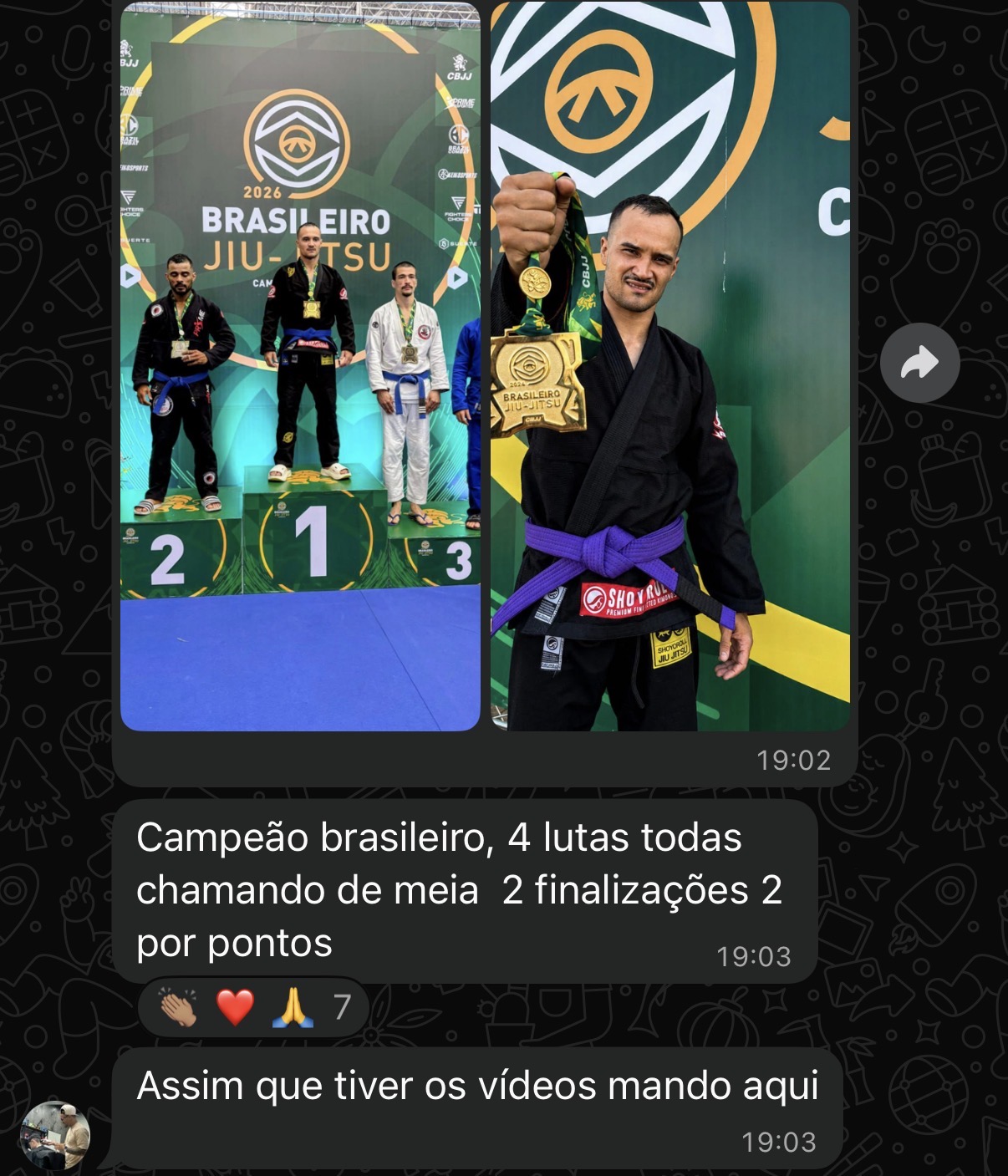 Depoimento — Campeão brasileiro chamando de meia