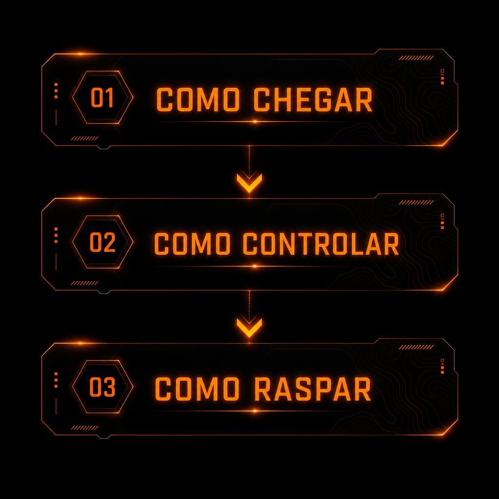 Método CCR — Como Chegar, Controlar e Raspar